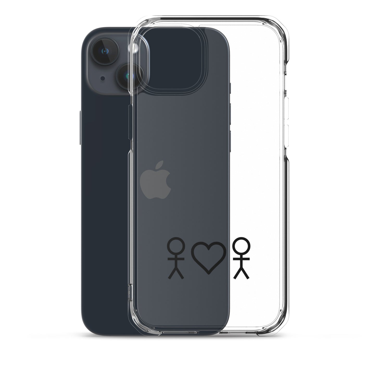 Figures of Love iPhone Case