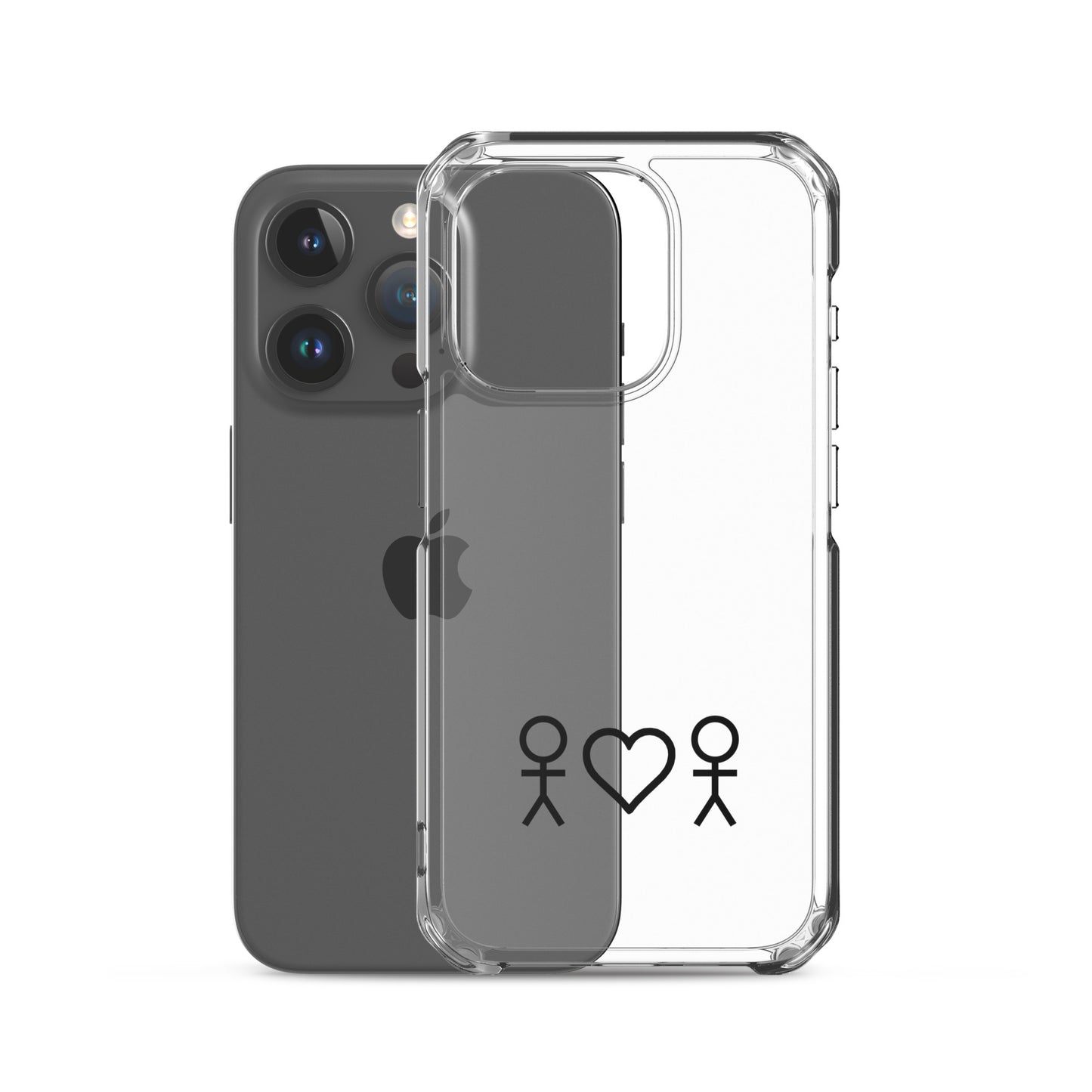 Figures of Love iPhone Case