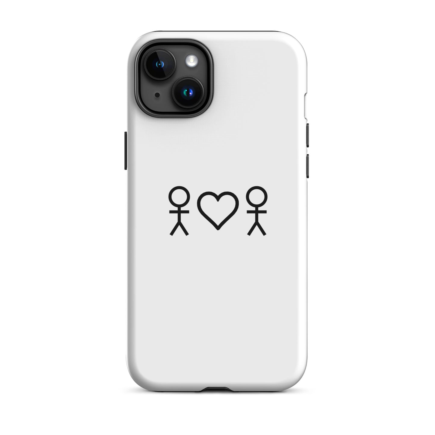 Figures of Love iPhone Case