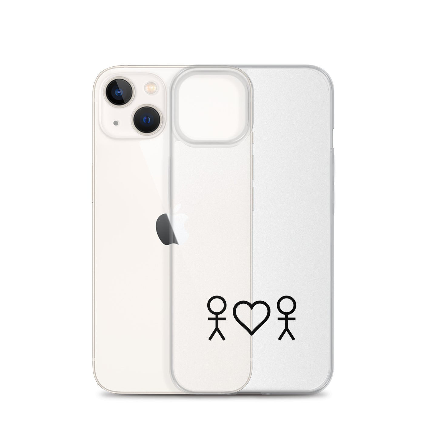 Figures of Love iPhone Case