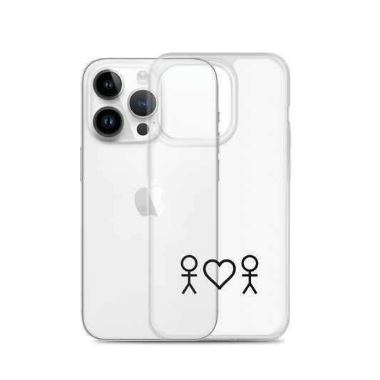 Figures of Love iPhone Case